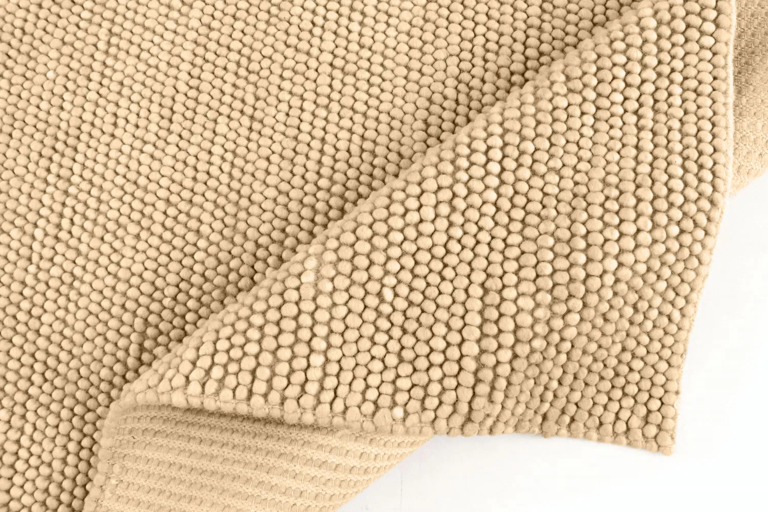Uldtæppe - Avafors Wool Bubble (sand)