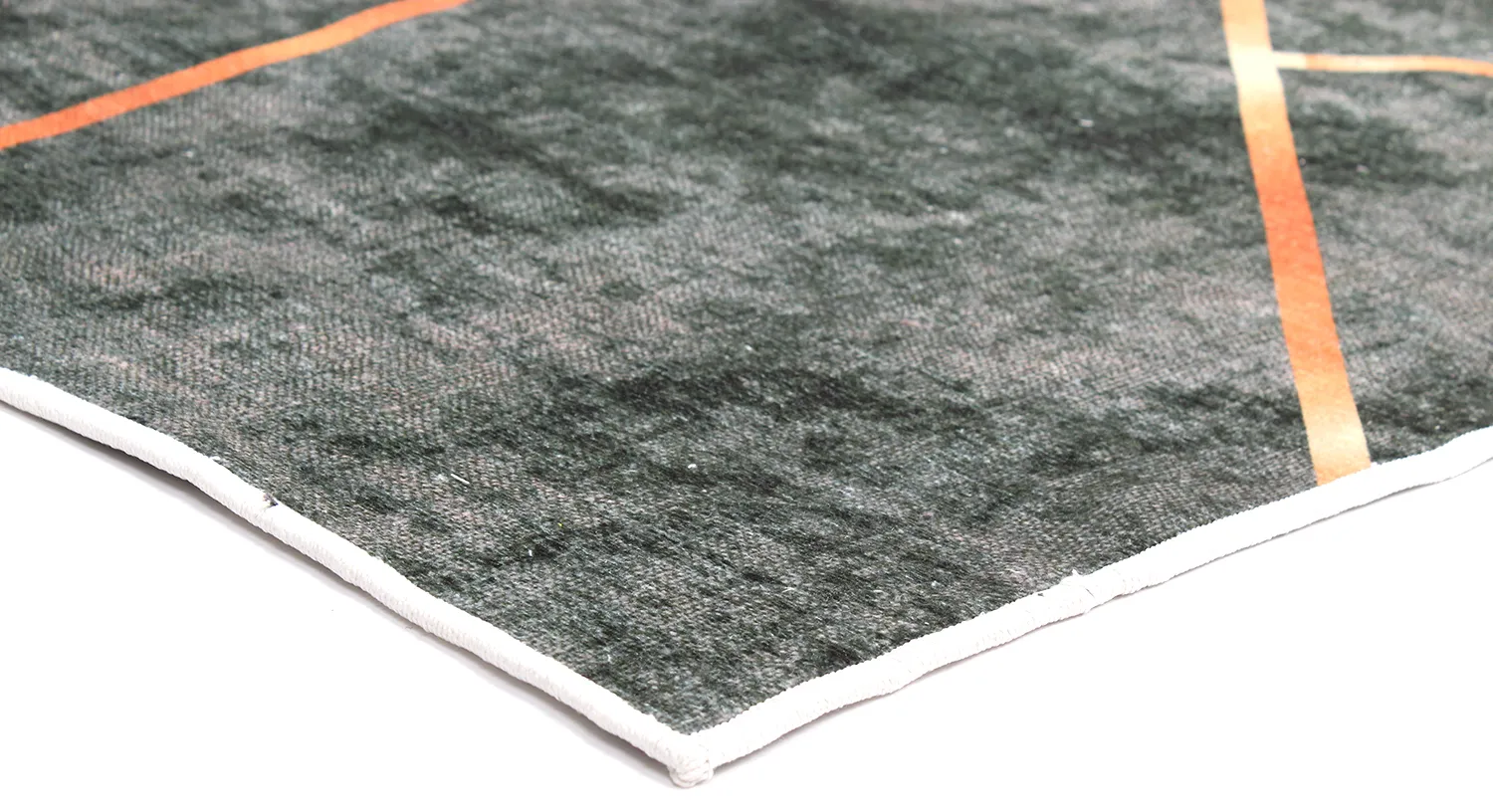 Wilton-tæppe - Bellizzi (grøn/orange)