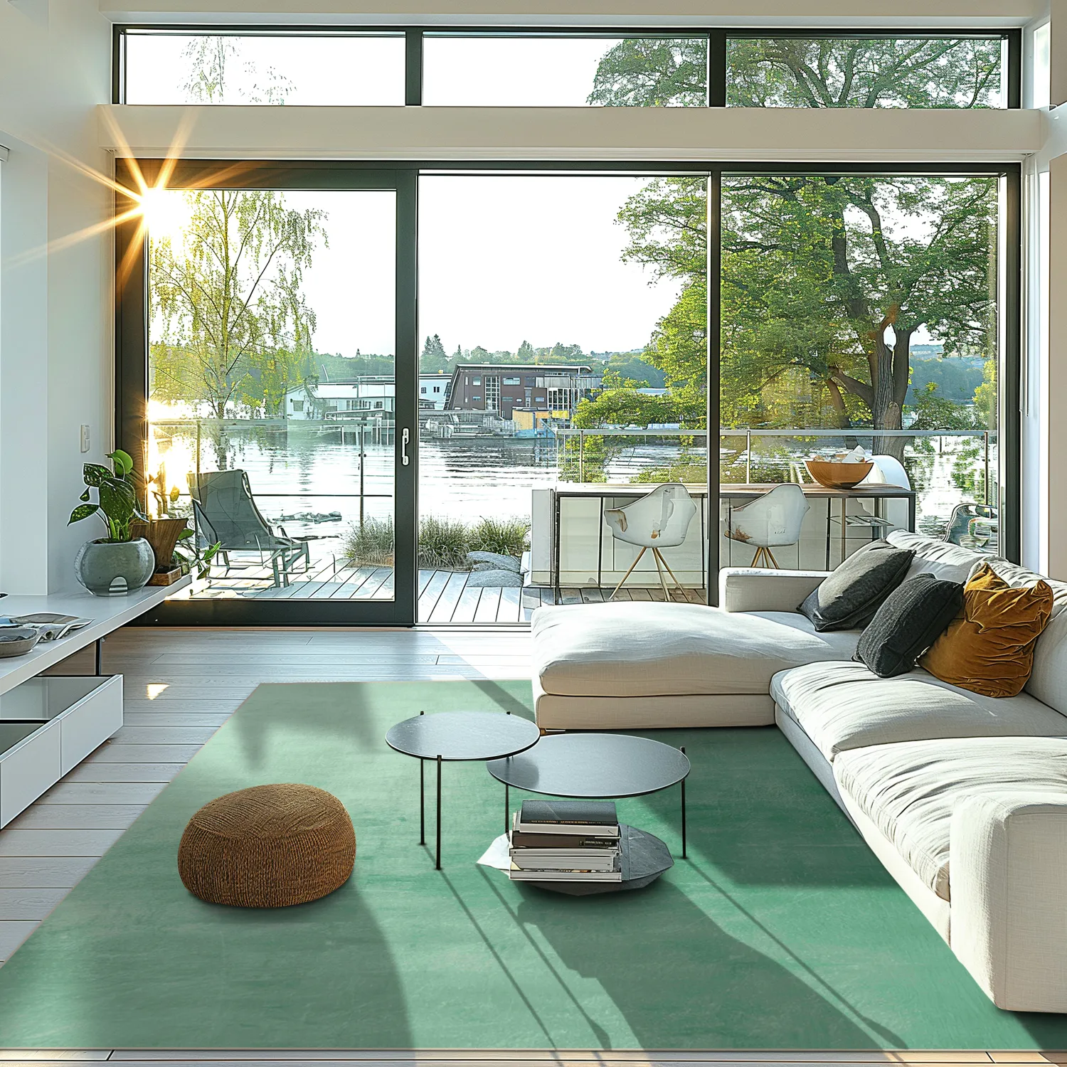 Wilton-tæppe - Artena (lysegrøn)