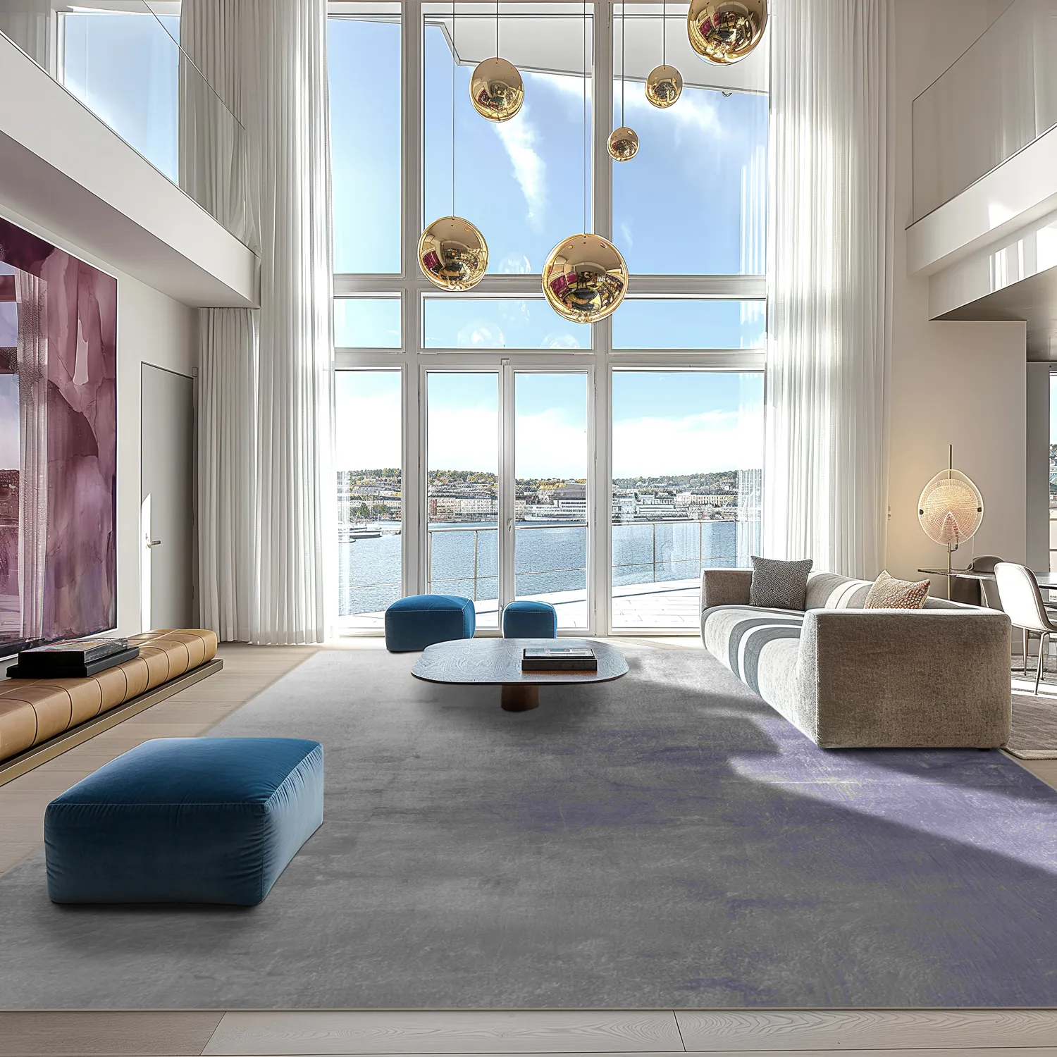 Wilton-tæppe - Artena (lys lilla)