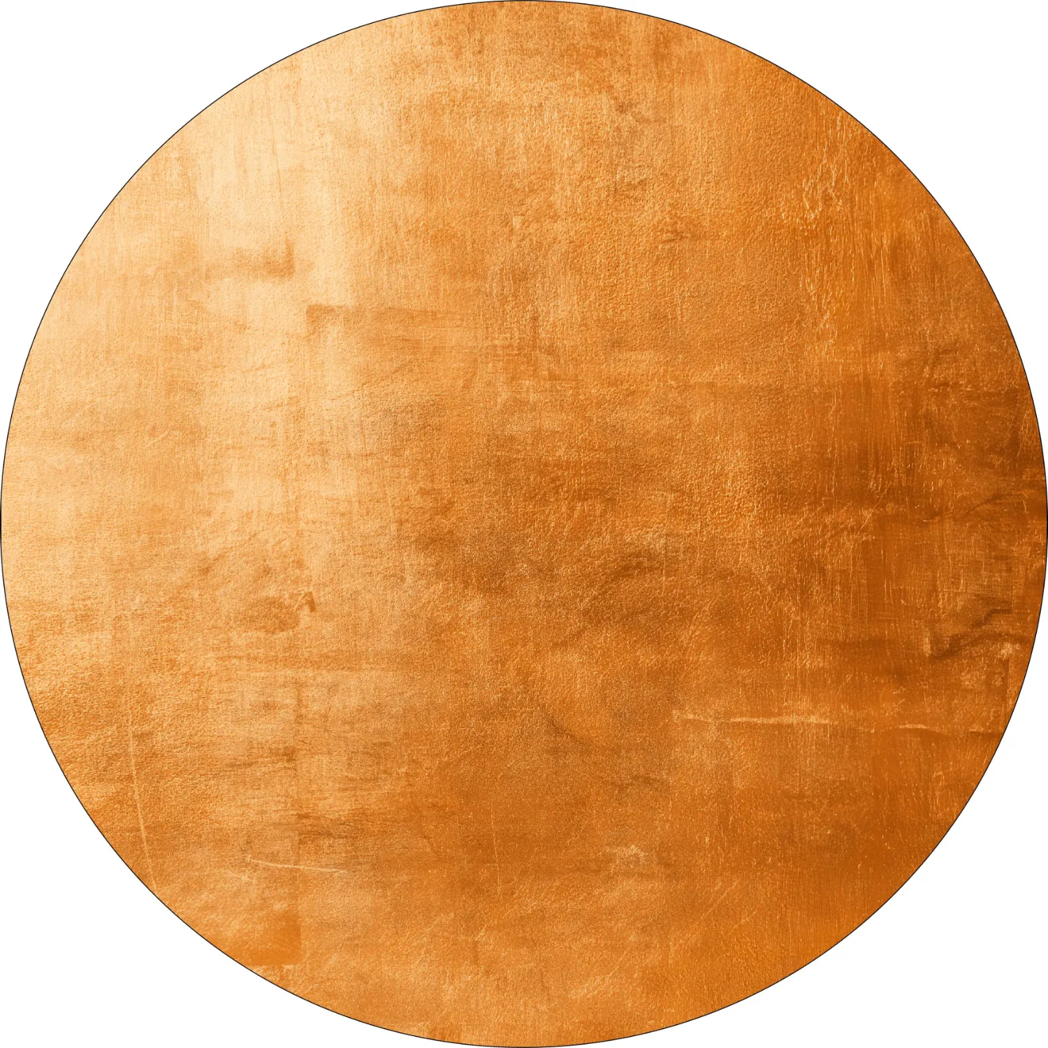 Rundt tæppe - Artena (orange)