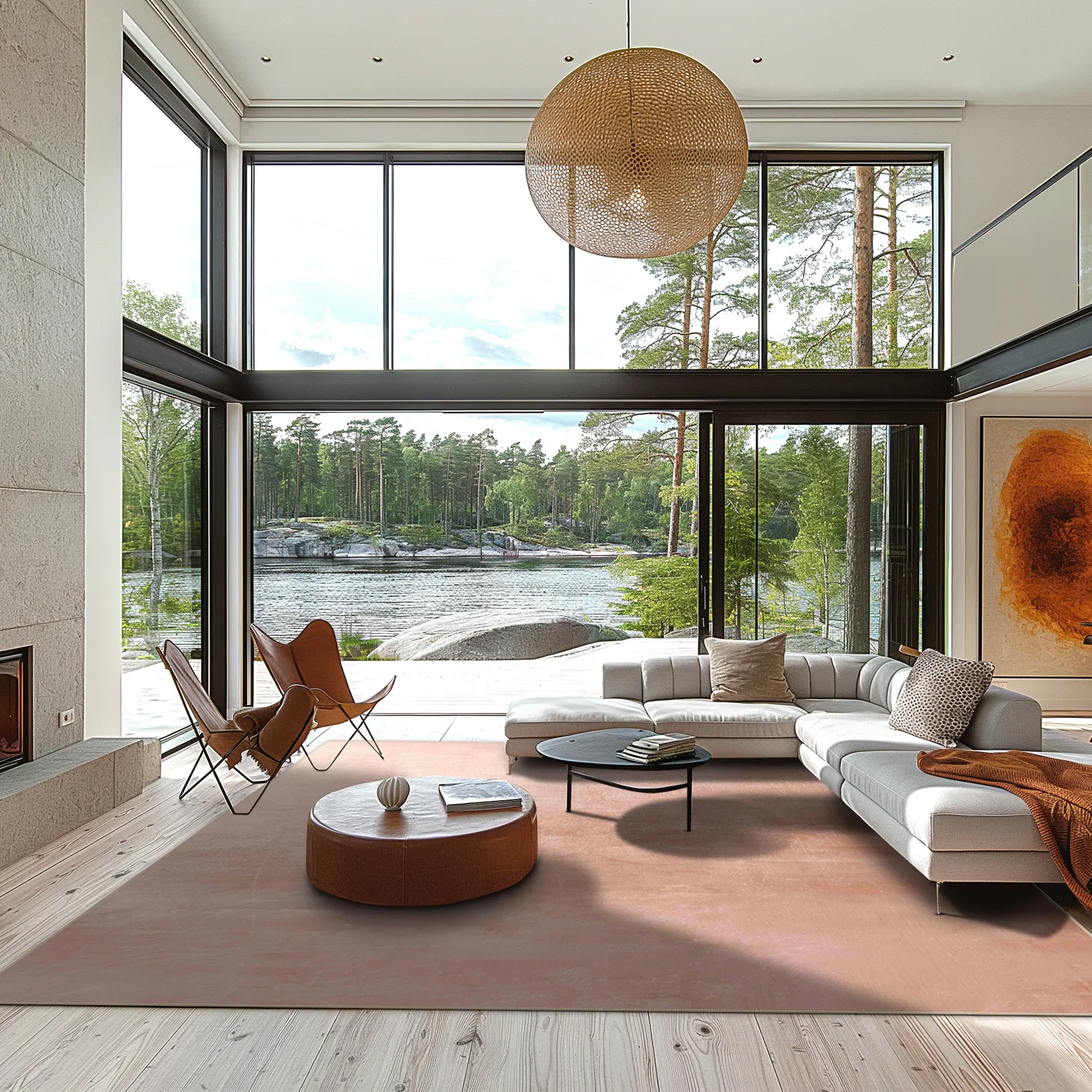 Wilton-tæppe - Artena (lyserød)