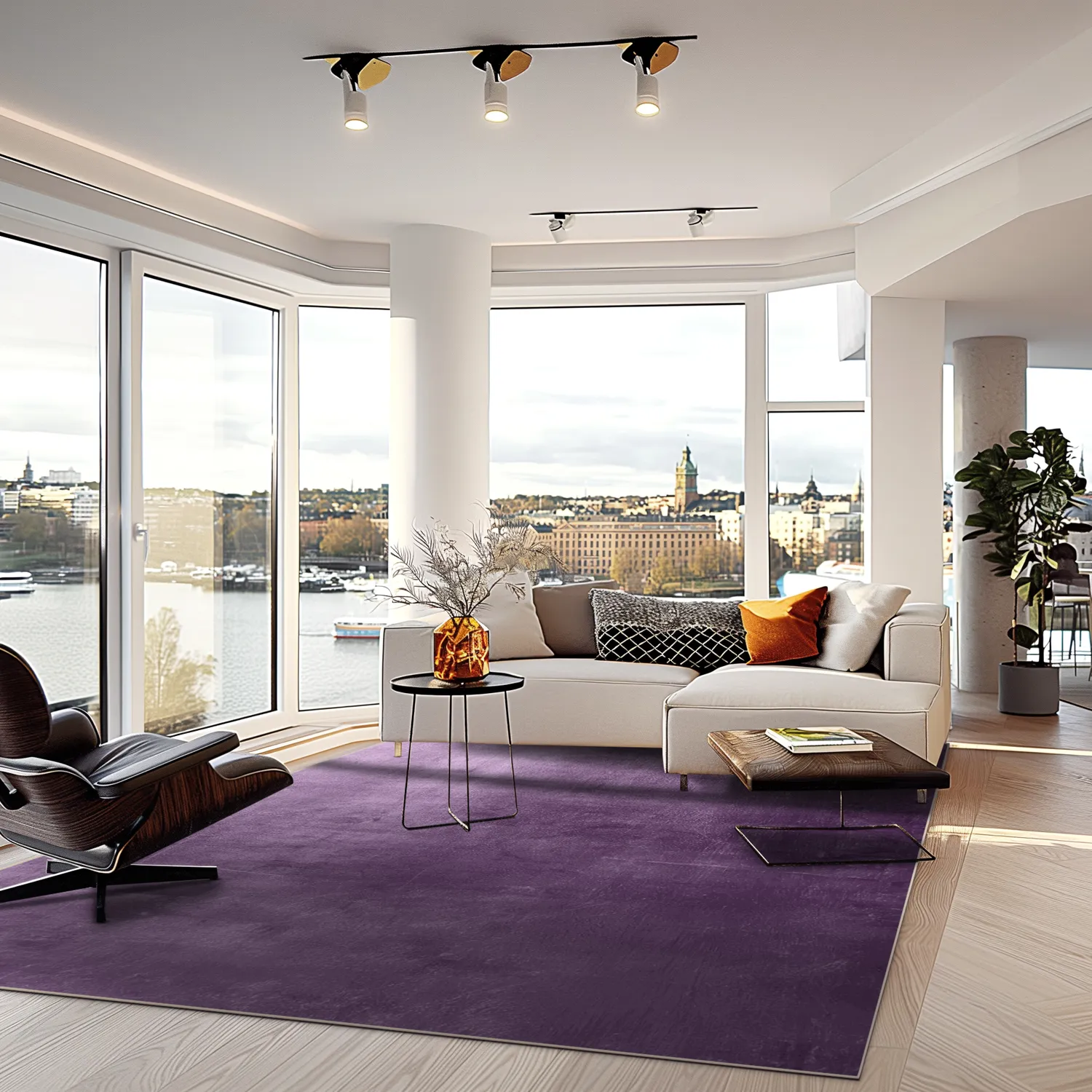 Wilton-tæppe - Artena (lilla)