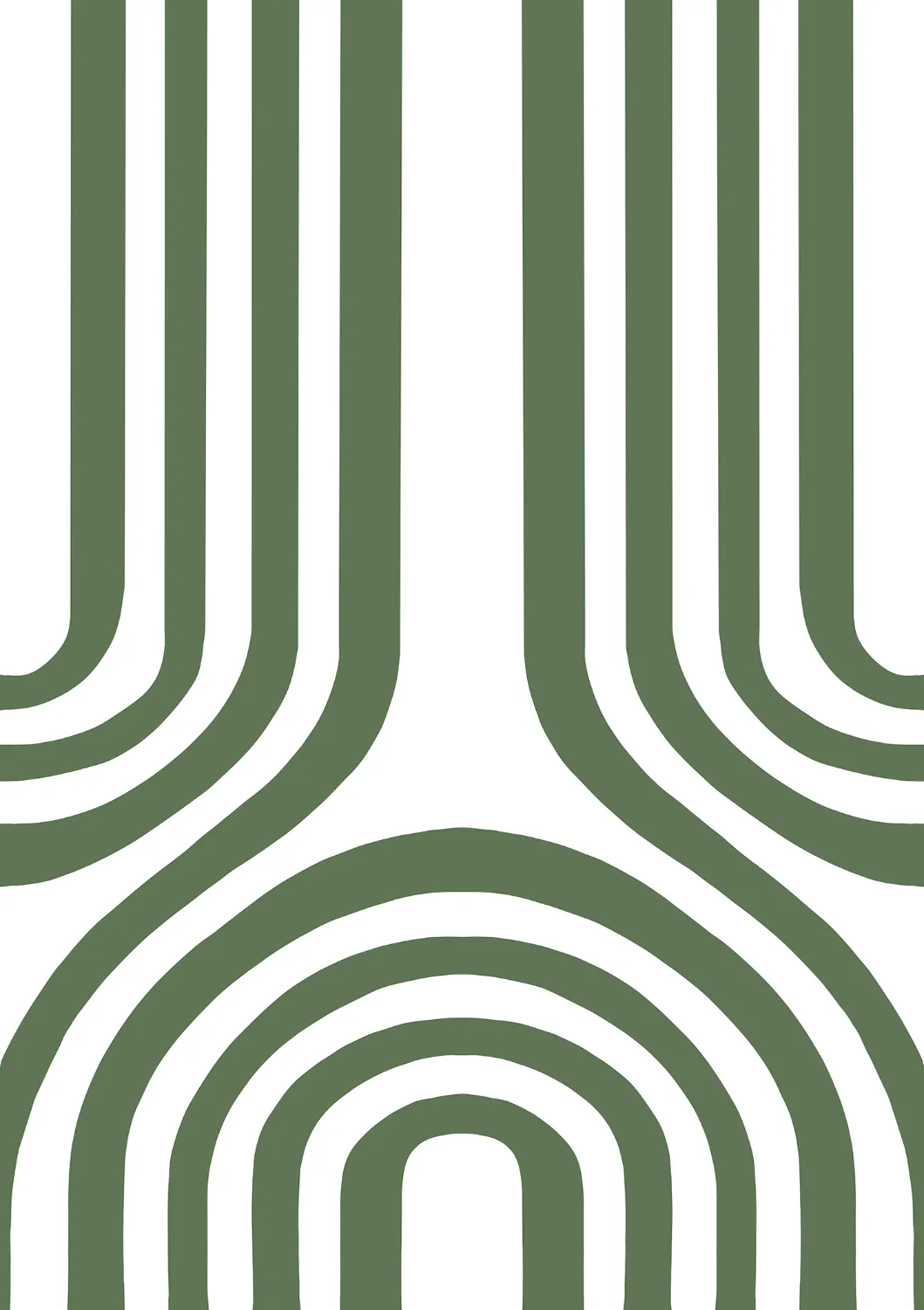 Wilton-tæppe - Obidos (grøn/hvid)