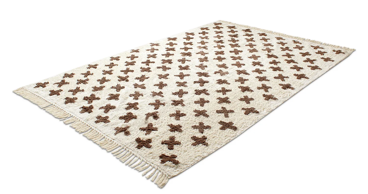 Ryatæpper - Chesley Natural Cotton Shaggy (beige)