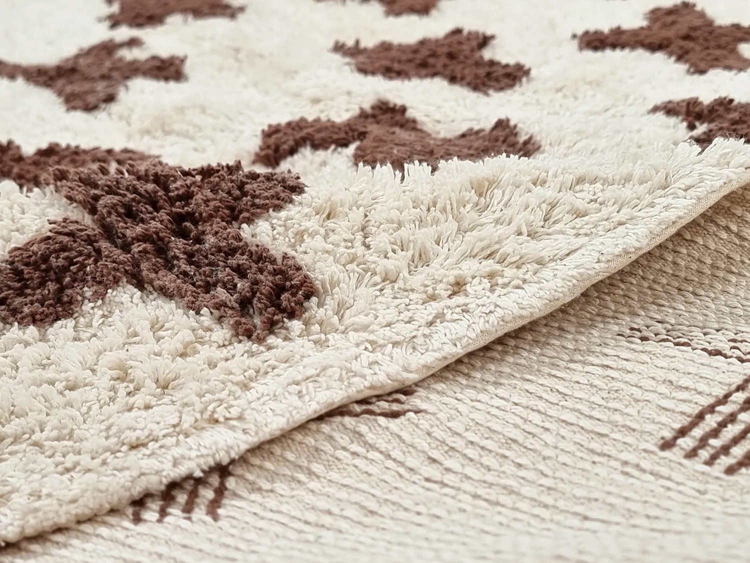 Ryatæpper - Chesley Natural Cotton Shaggy (beige)