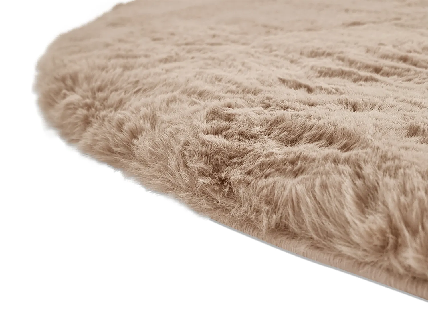 Runde tæpper - Cloud Super Soft (taupe)