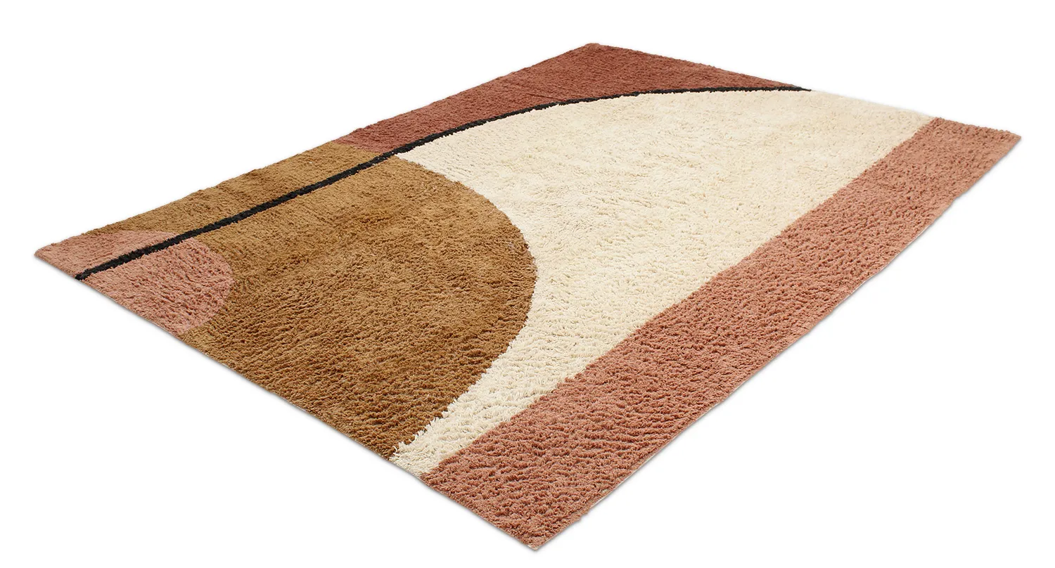 Ryatæpper - Donostia Natural Cotton Shaggy (multi)