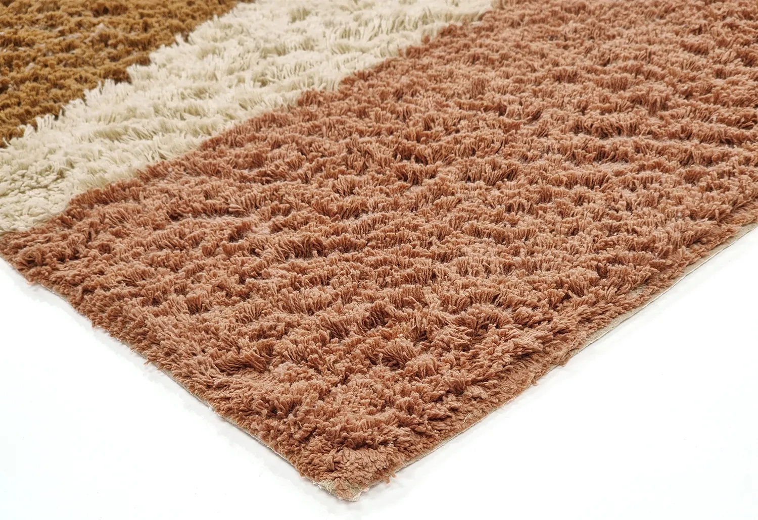 Ryatæpper - Donostia Natural Cotton Shaggy (multi)