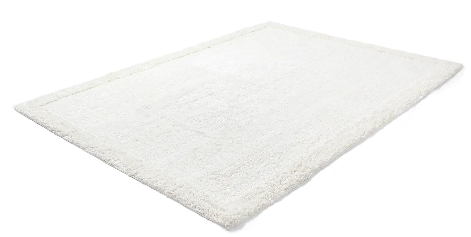 Ryatæpper - Ebba Natural Cotton Shaggy (offwhite)