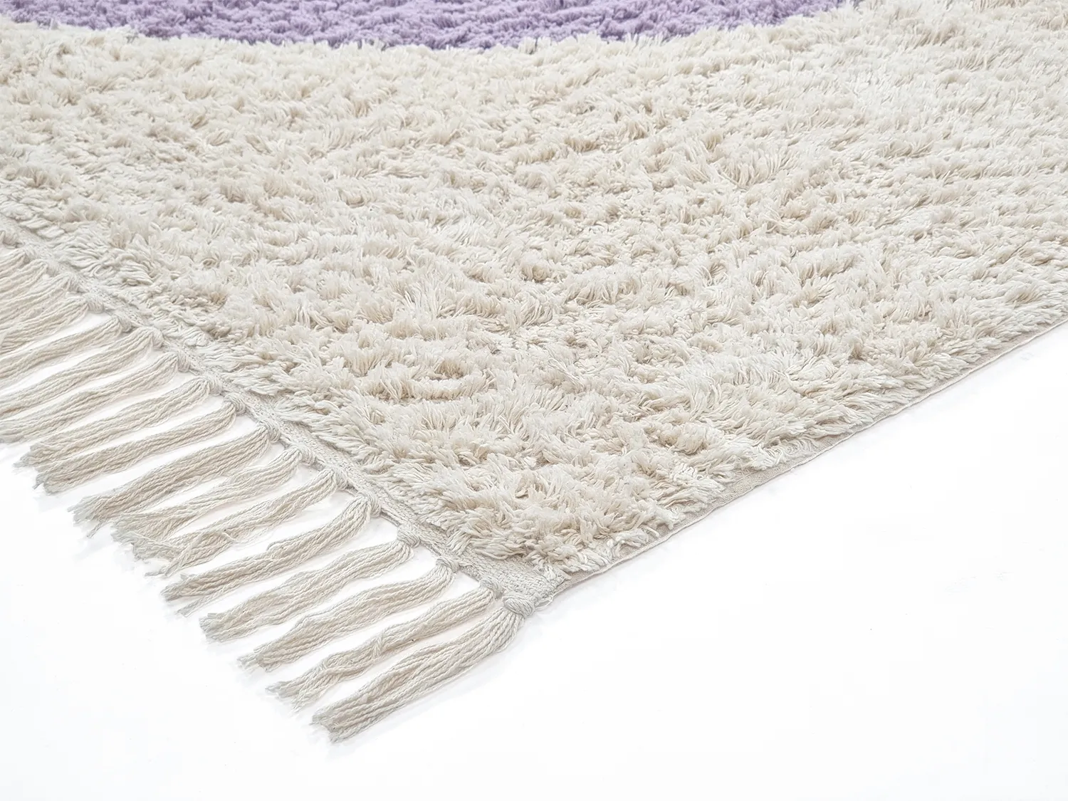 Ryatæpper - Londa Natural Cotton Shaggy (multi)