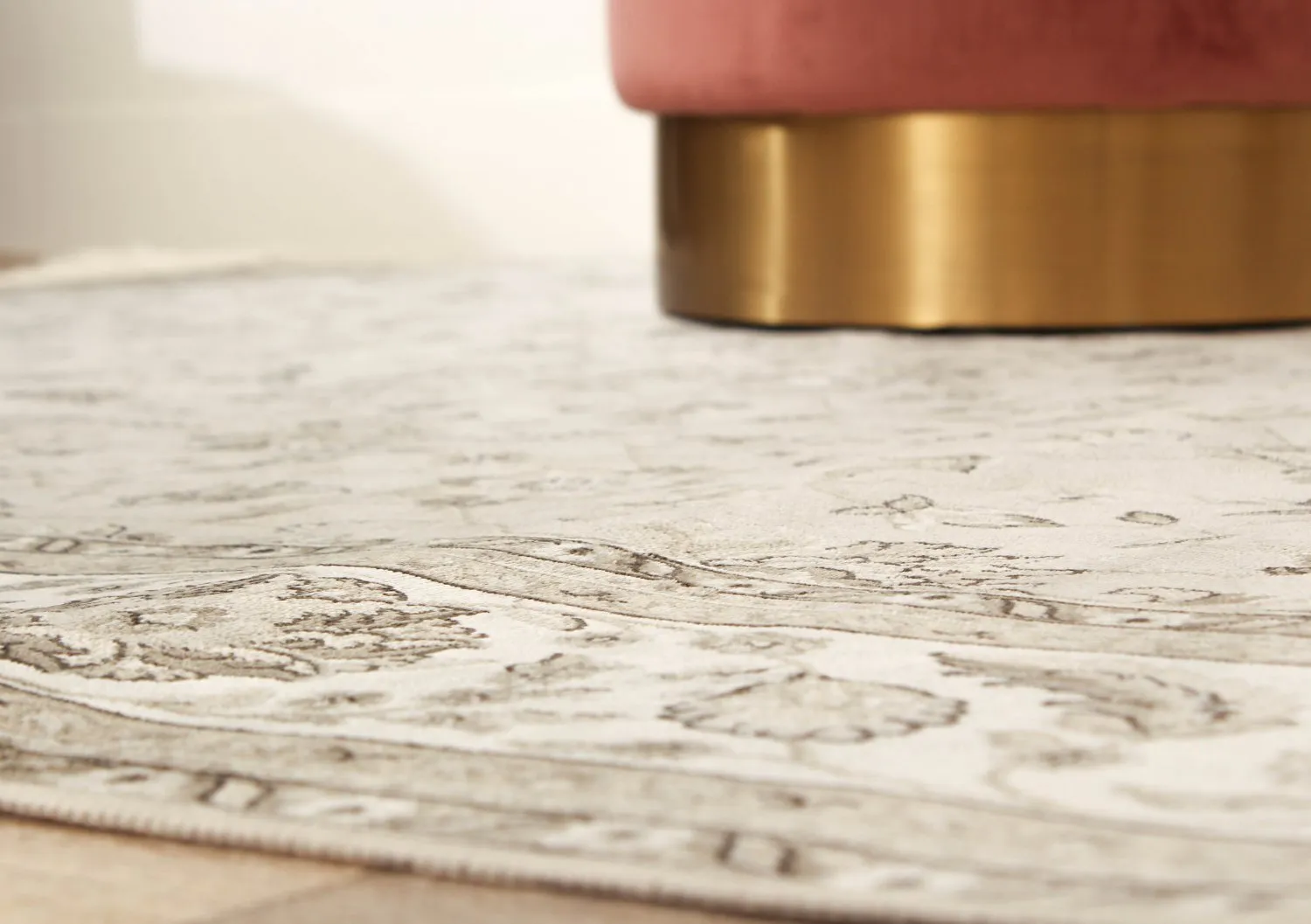 Wilton-tæppe - Caselli (sølv)