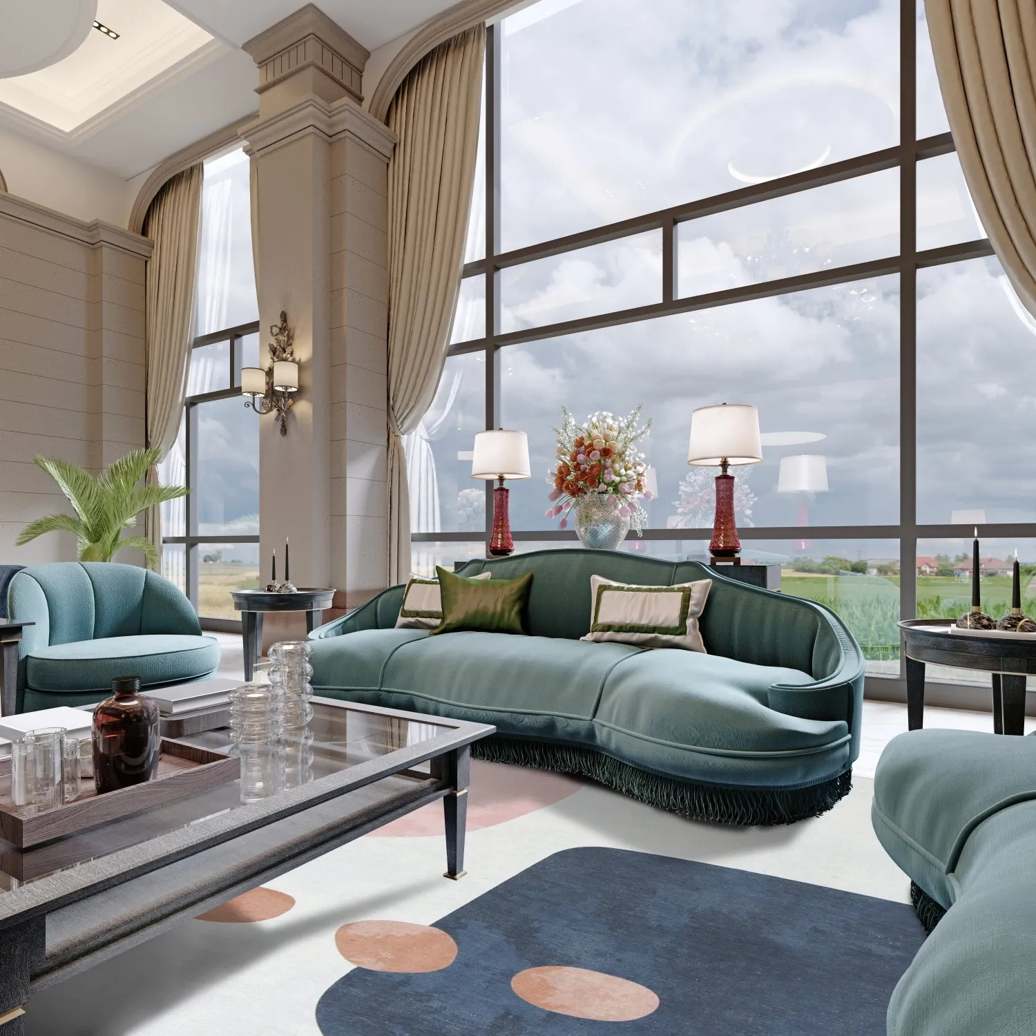 Wilton-tæppe - Brethon (multi)