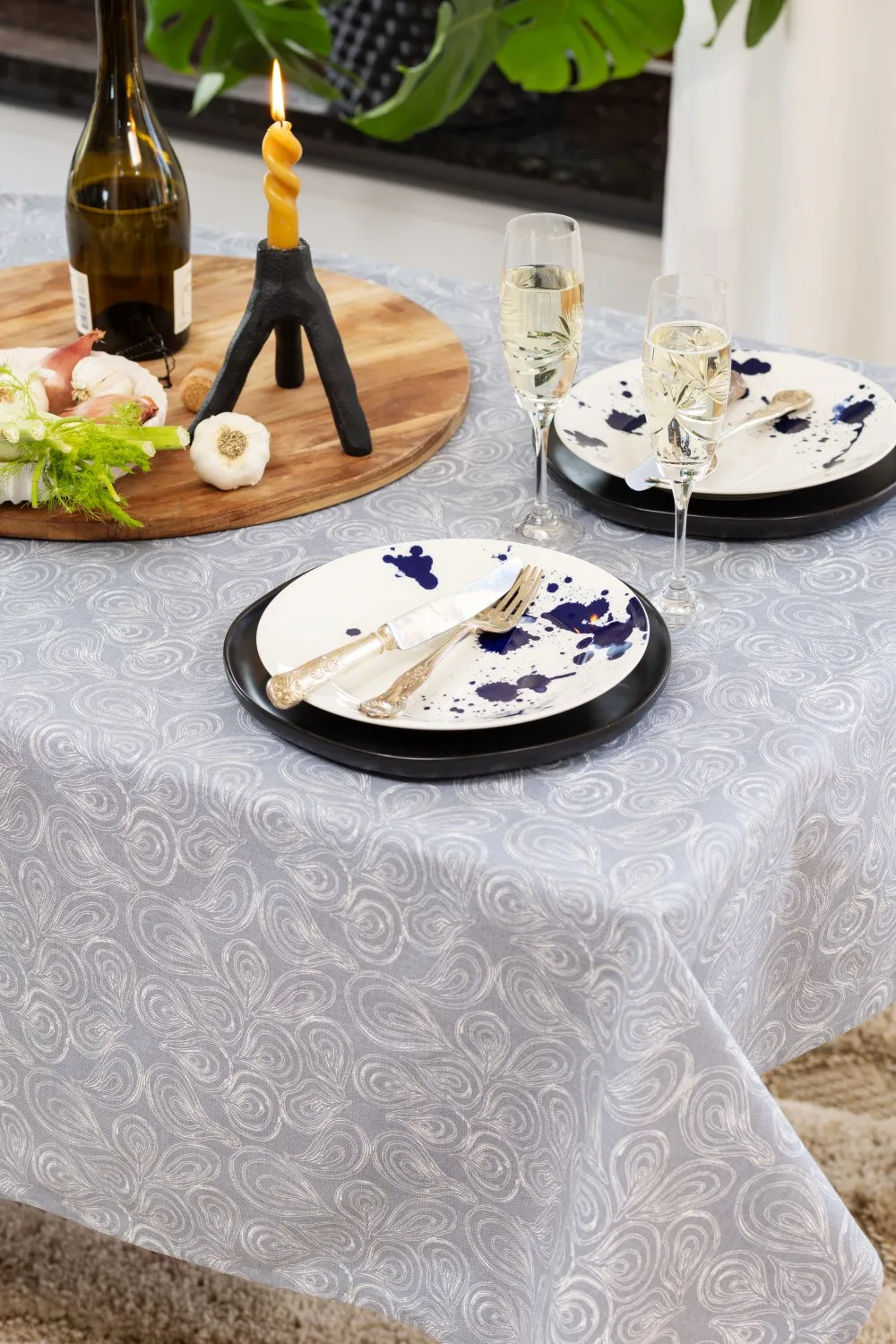 Bomuldsdug Merja (blå)