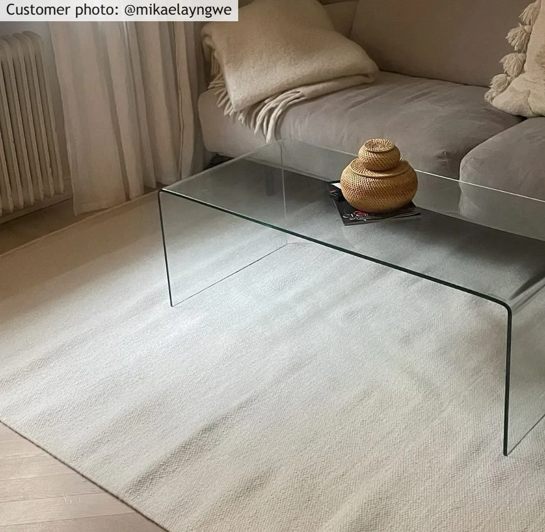 Uldtæppe - Hamilton (hvid)