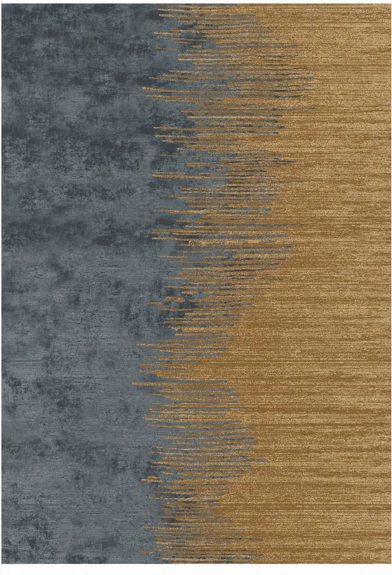 Wilton-tæppe - Mileto (grå/guld)