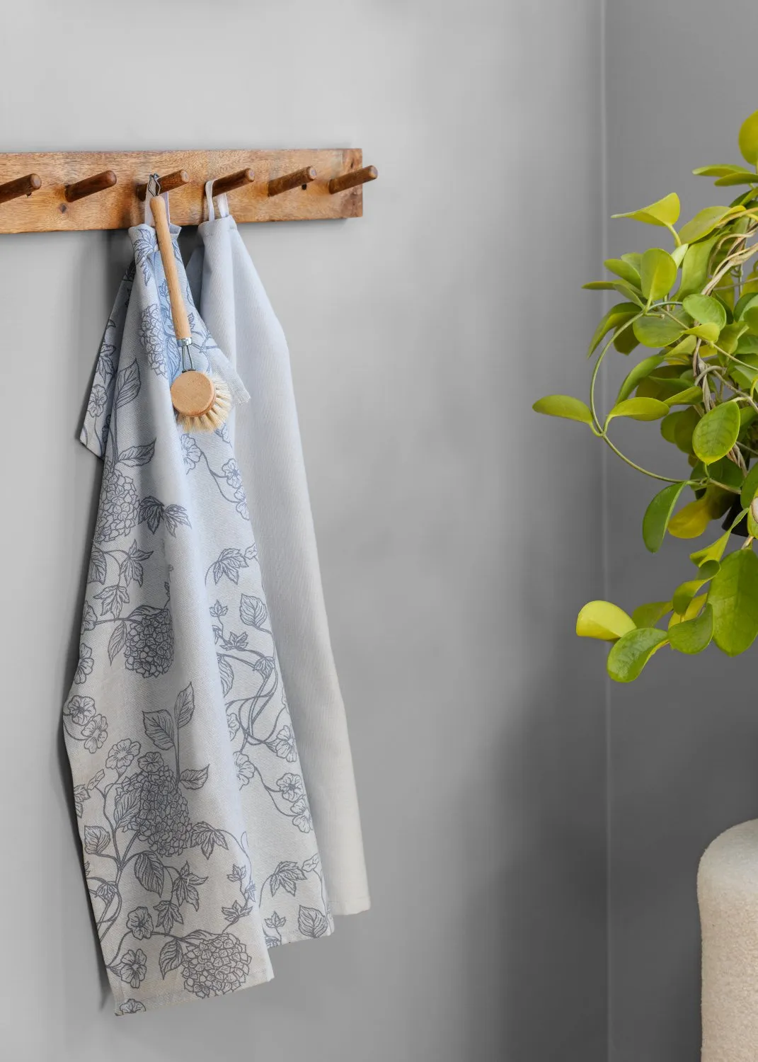 Køkkenhåndklæde 2-pak - Minna (blå)