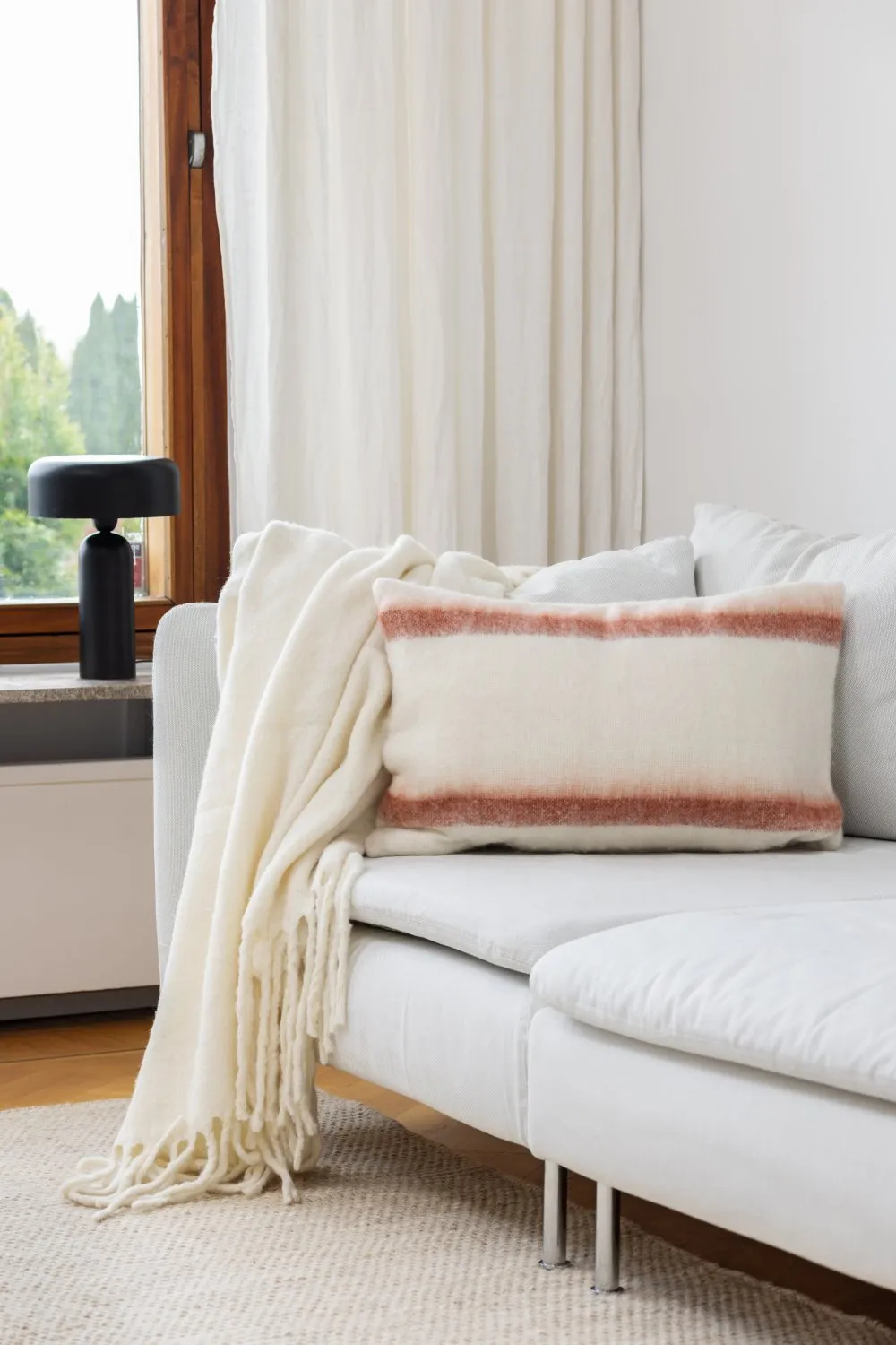 Pudebetræk i uldblanding - Miranda (lyserød)