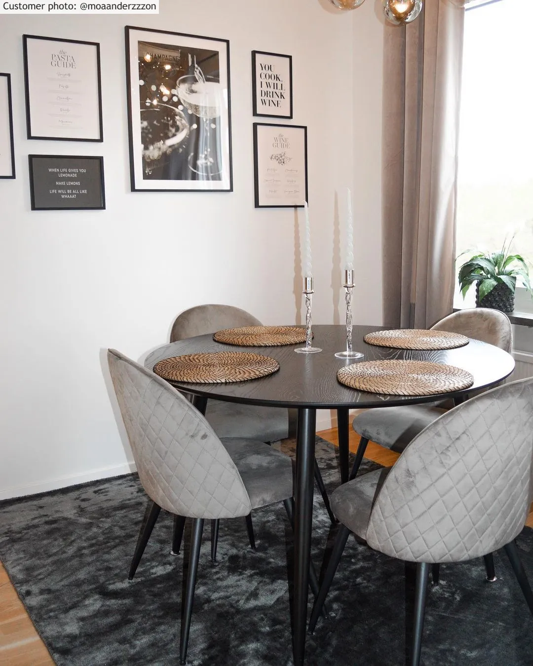 Viscose-tæppe - Jodhpur Special Luxury Edition (sort)