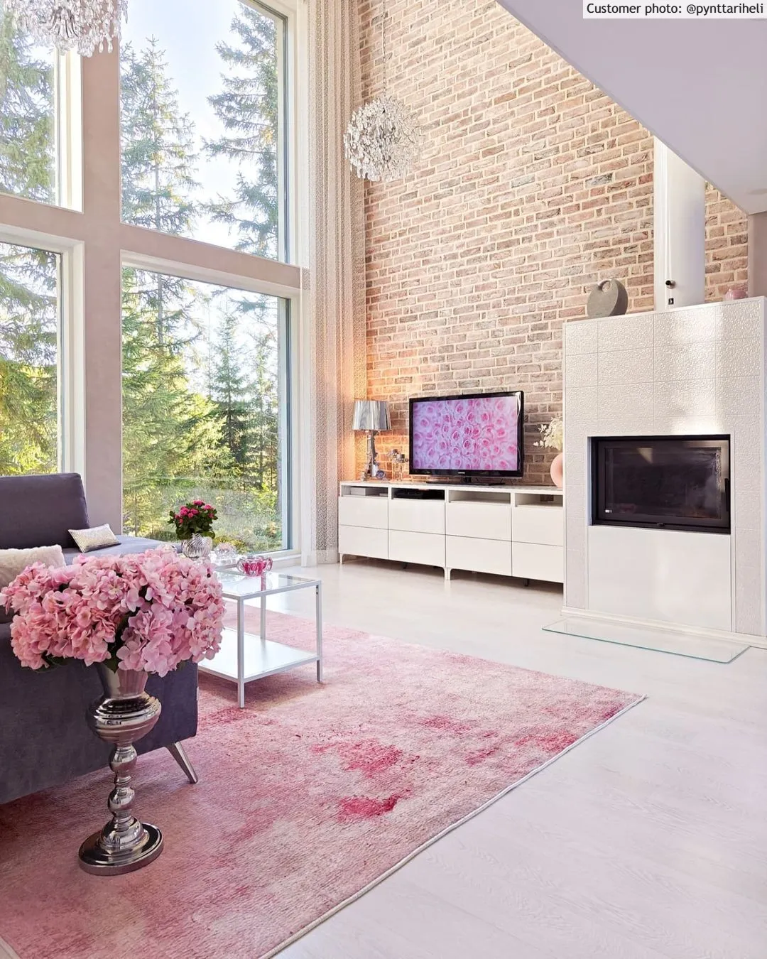 Wilton-tæppe - Mogoro (lyserød)