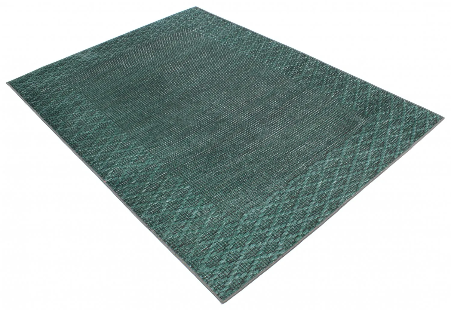 Wilton-tæppe - Favone (blå/grøn)