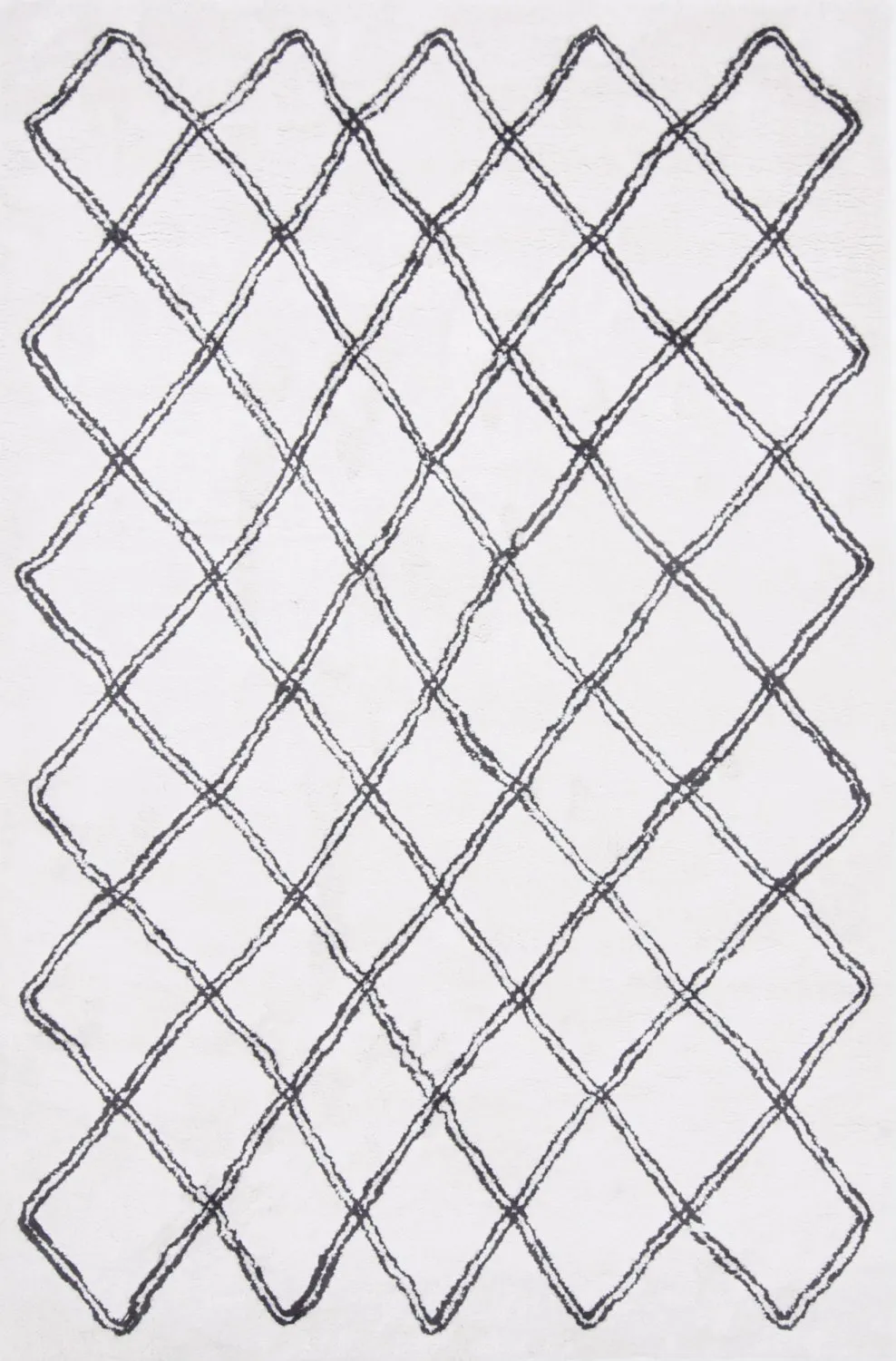 Ryatæpper - Morocco (sort/hvid)