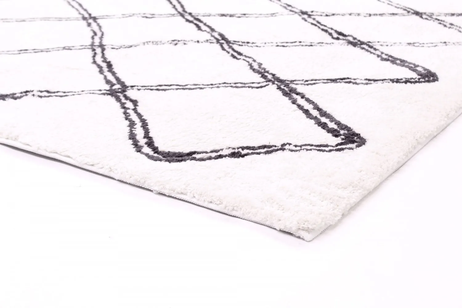 Ryatæpper - Morocco (sort/hvid)