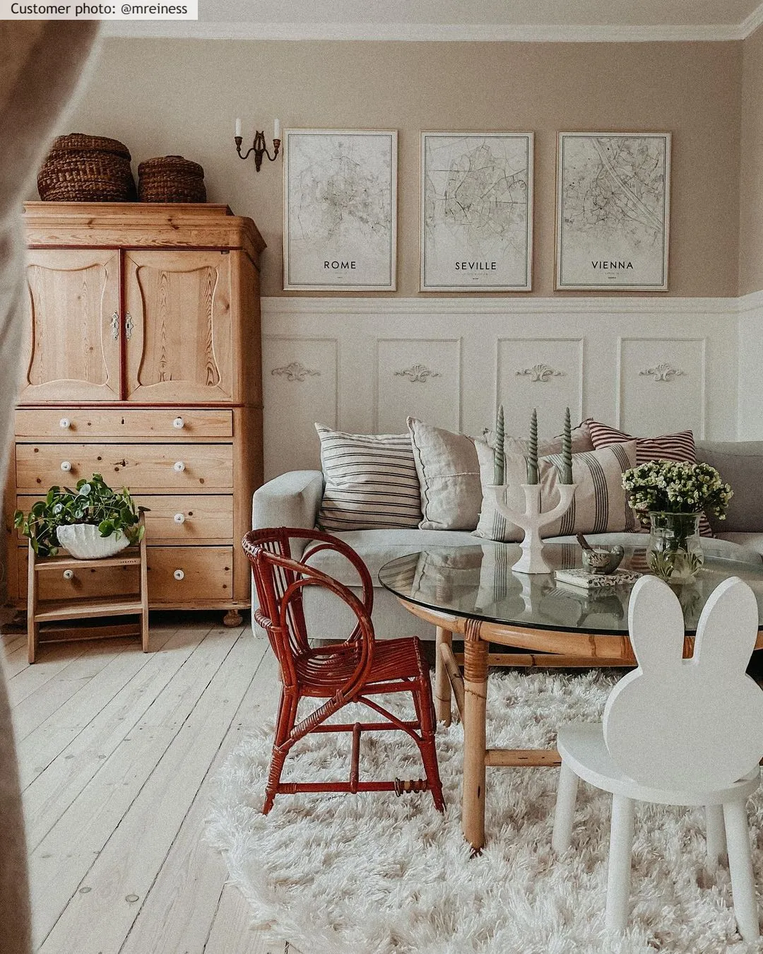 Ryatæpper - Janjira (hvid)