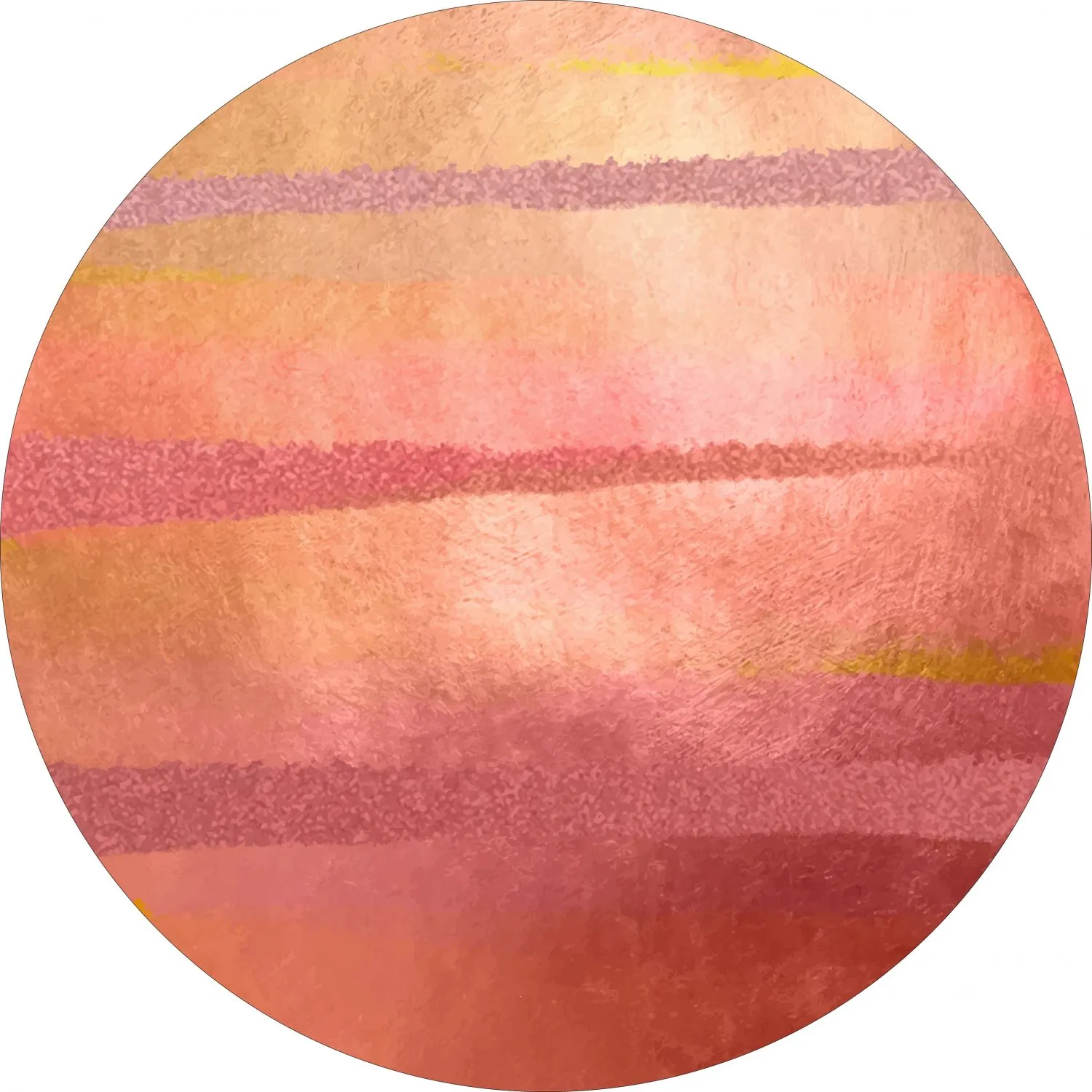 Rundt tæppe - Sondrio (multi)