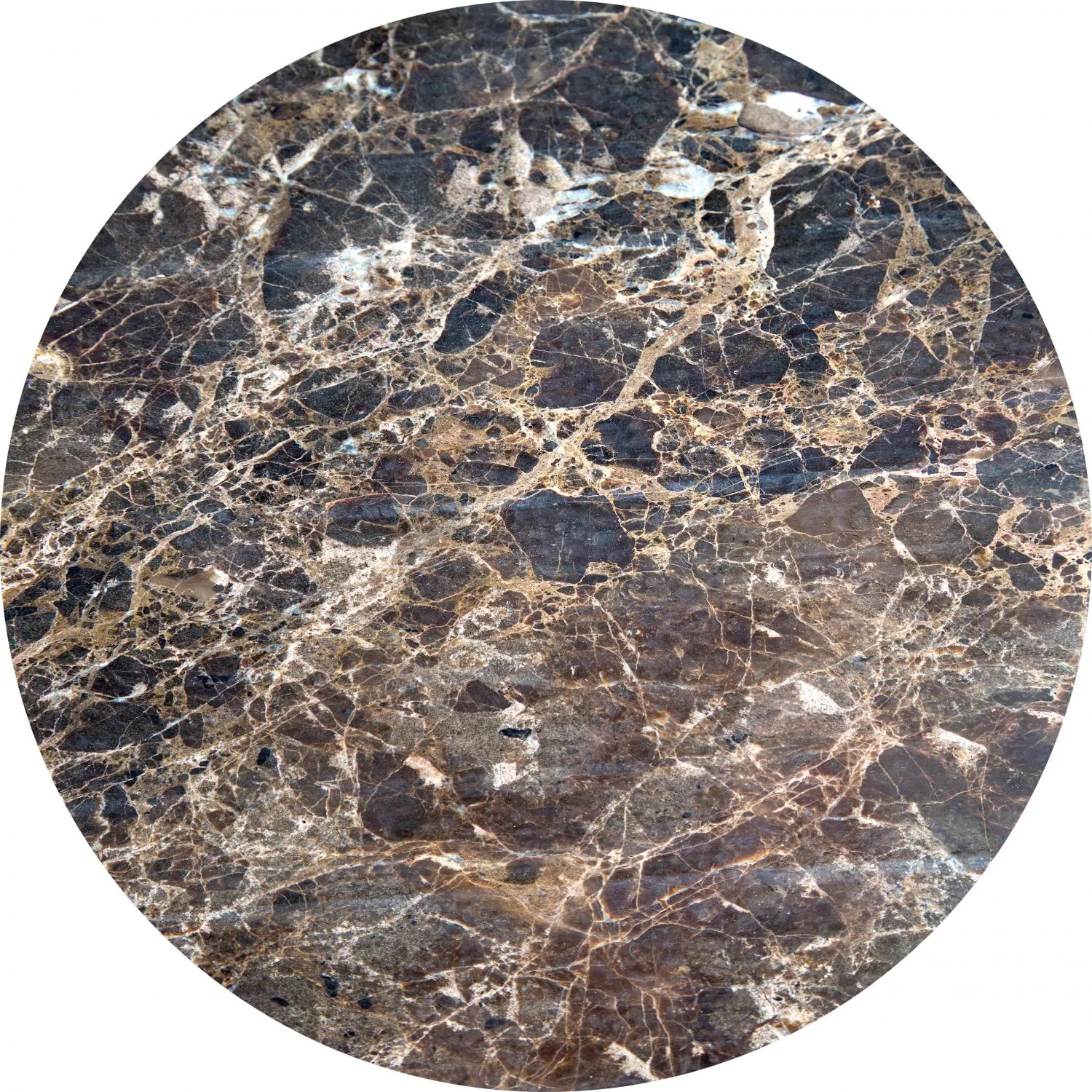 Rundt tæppe - Lecco (multi)