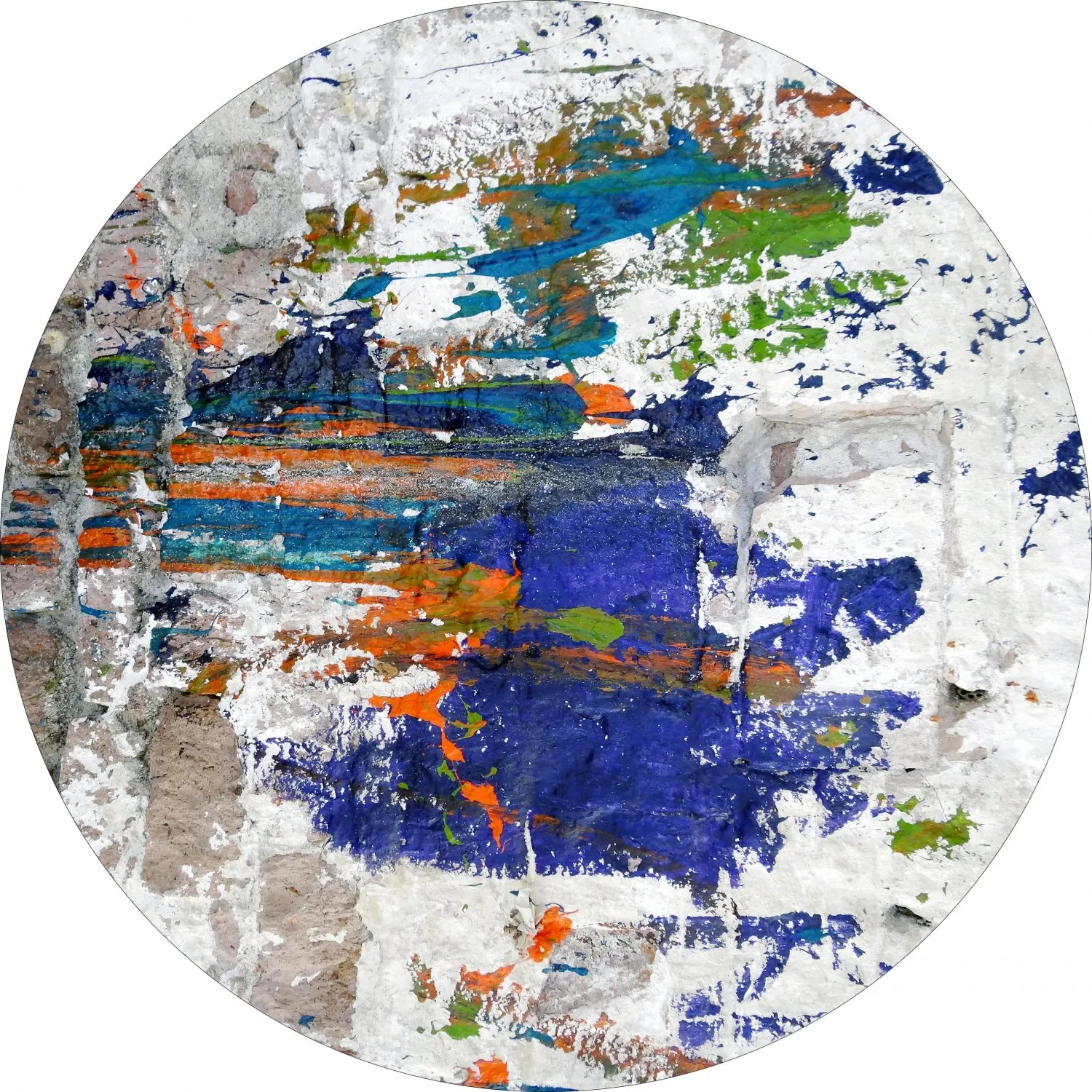 Rundt tæppe - Como (multi)