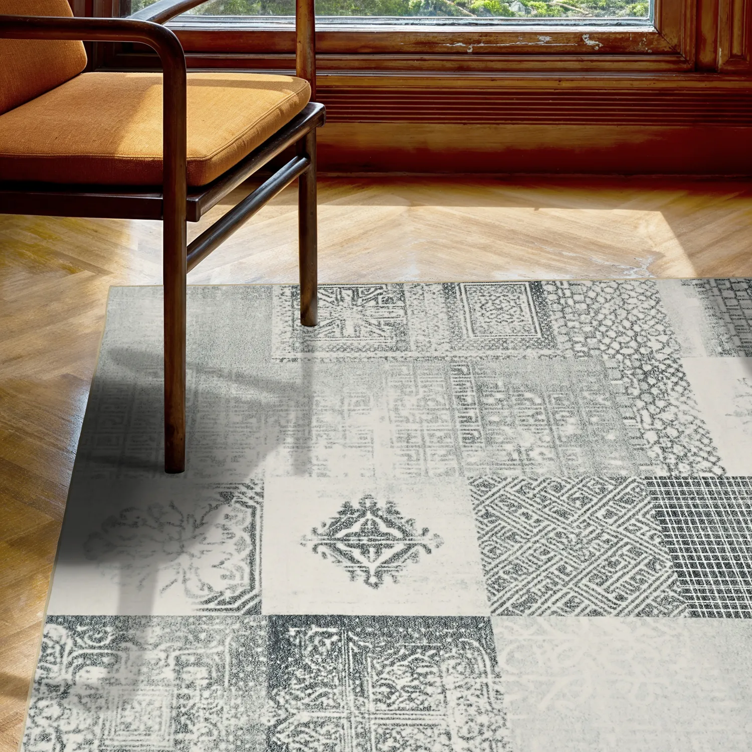 Wilton-tæppe - Napa (grå)