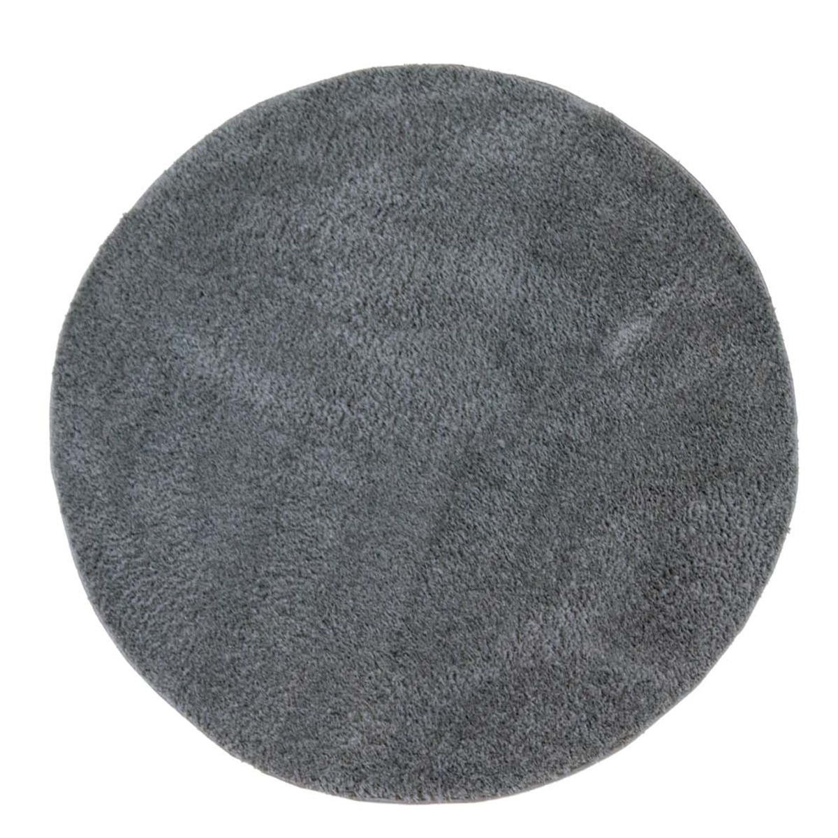 Runde tæpper - Soft Shine (Mørk grå)