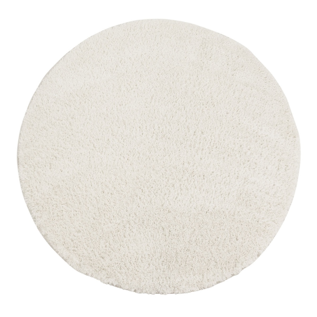 Runde tæpper - Soft Shine (hvid)