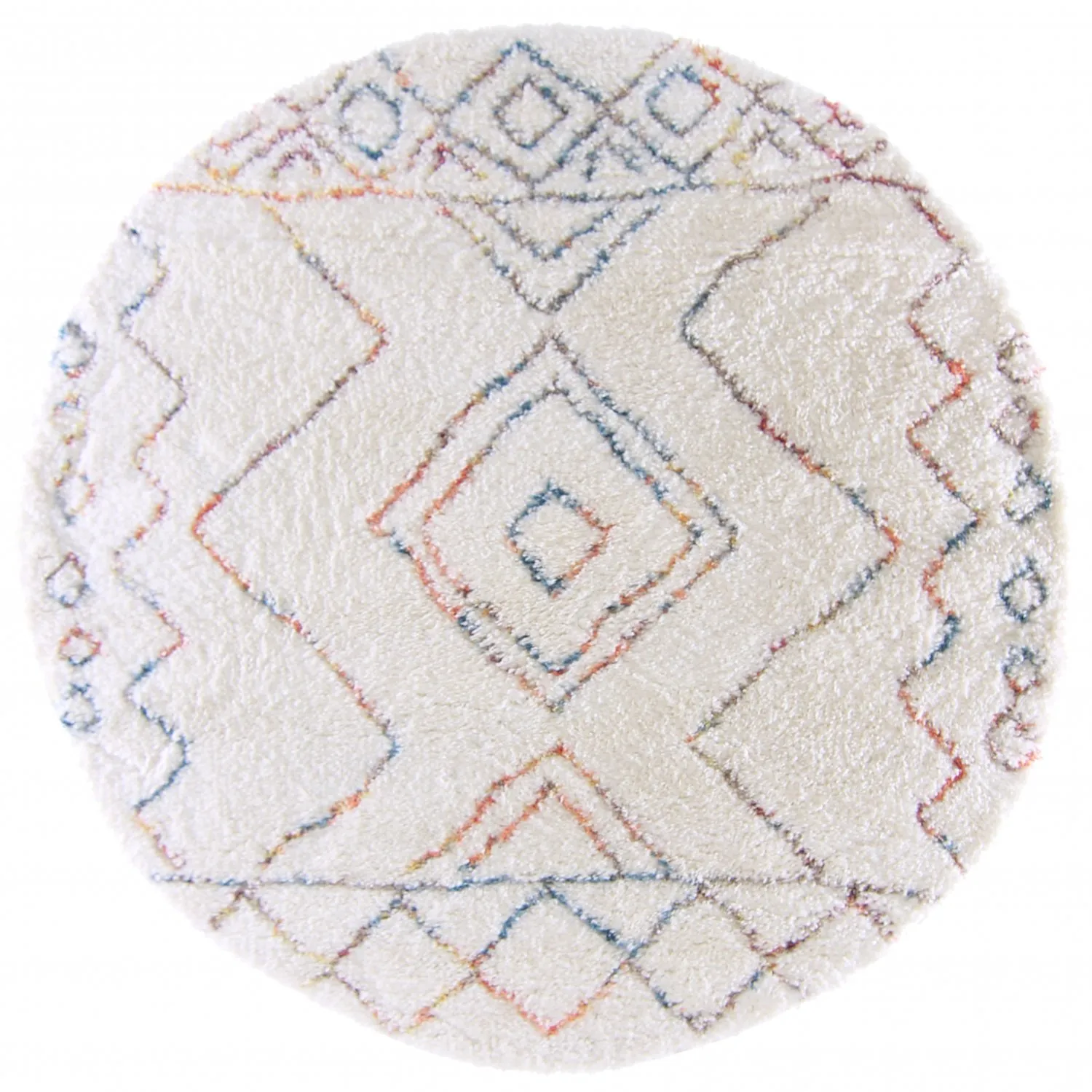 Runde tæpper - Lisboa (multi)