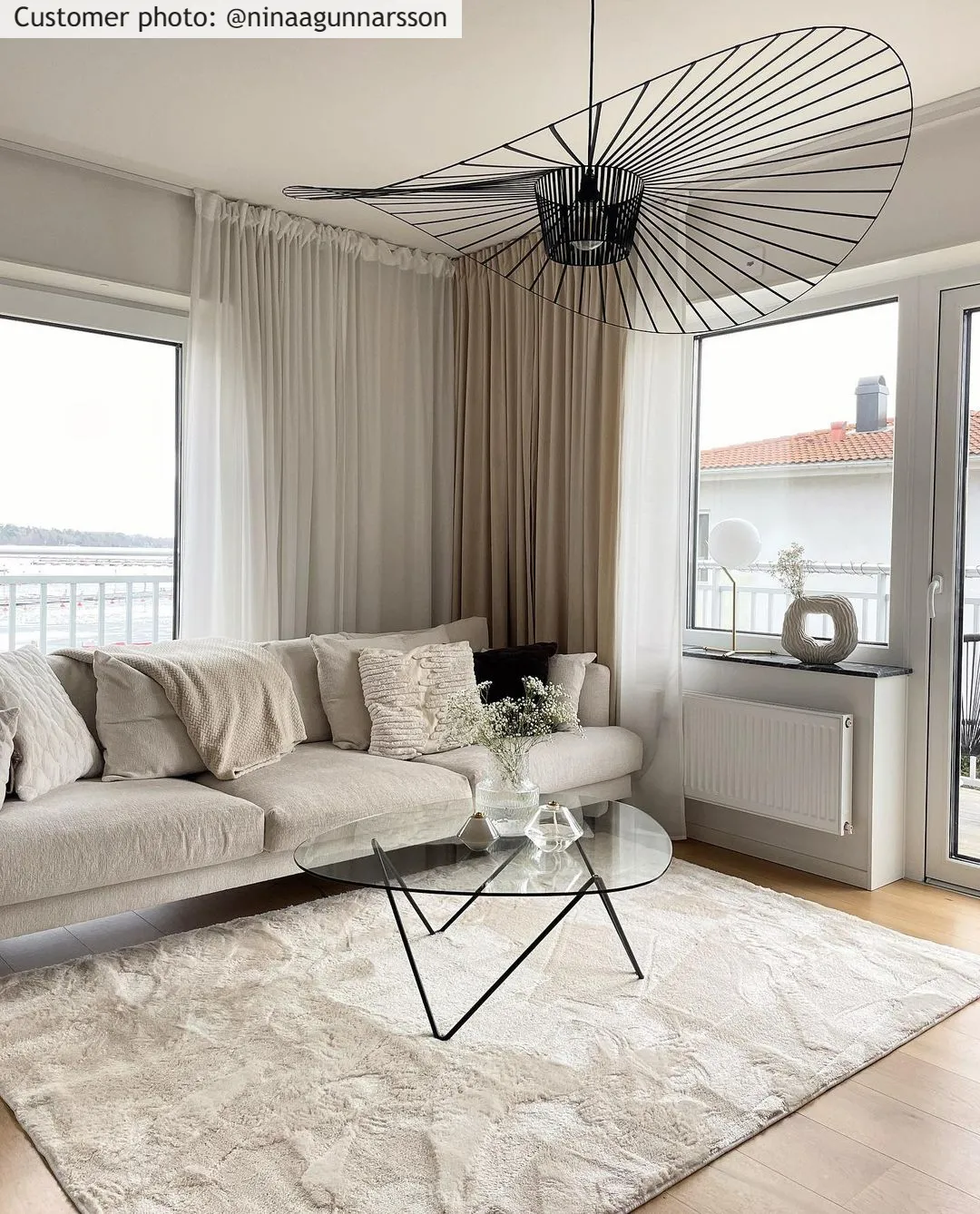 Ryatæpper - Aranga Super Soft Fur (beige)