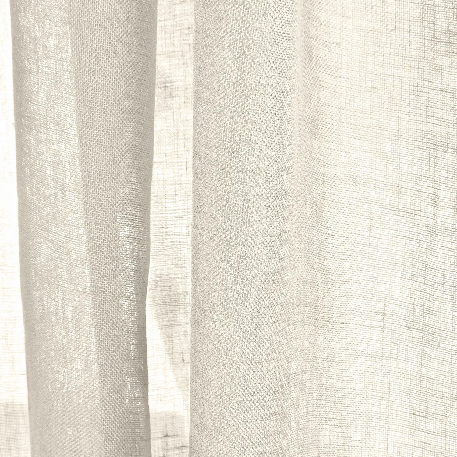 Gardiner 2-pak - Linnedgardin Noemi (fløde)