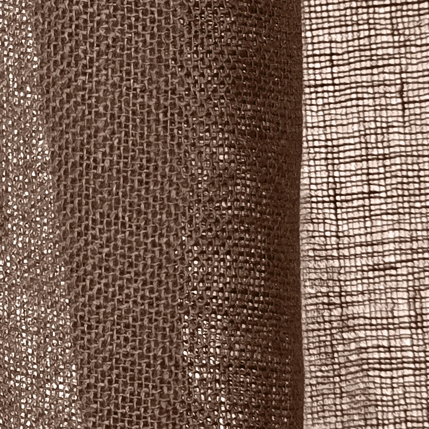 Gardiner 2-pak - Linnedgardin Noemi (mørkebrun)