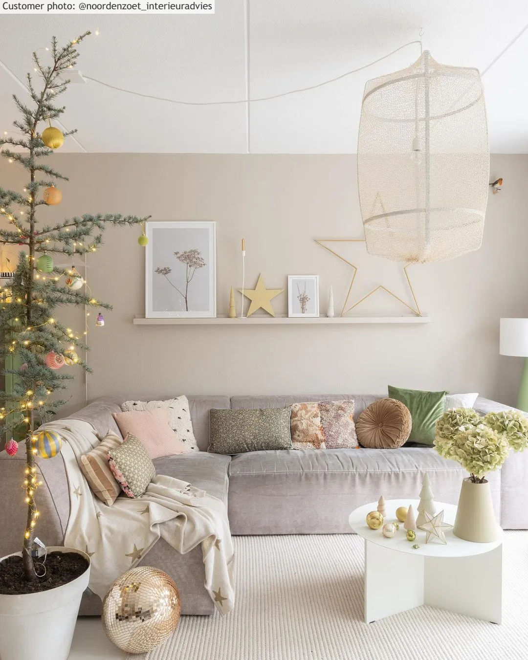 Uldtæppe - Coastal (creme)