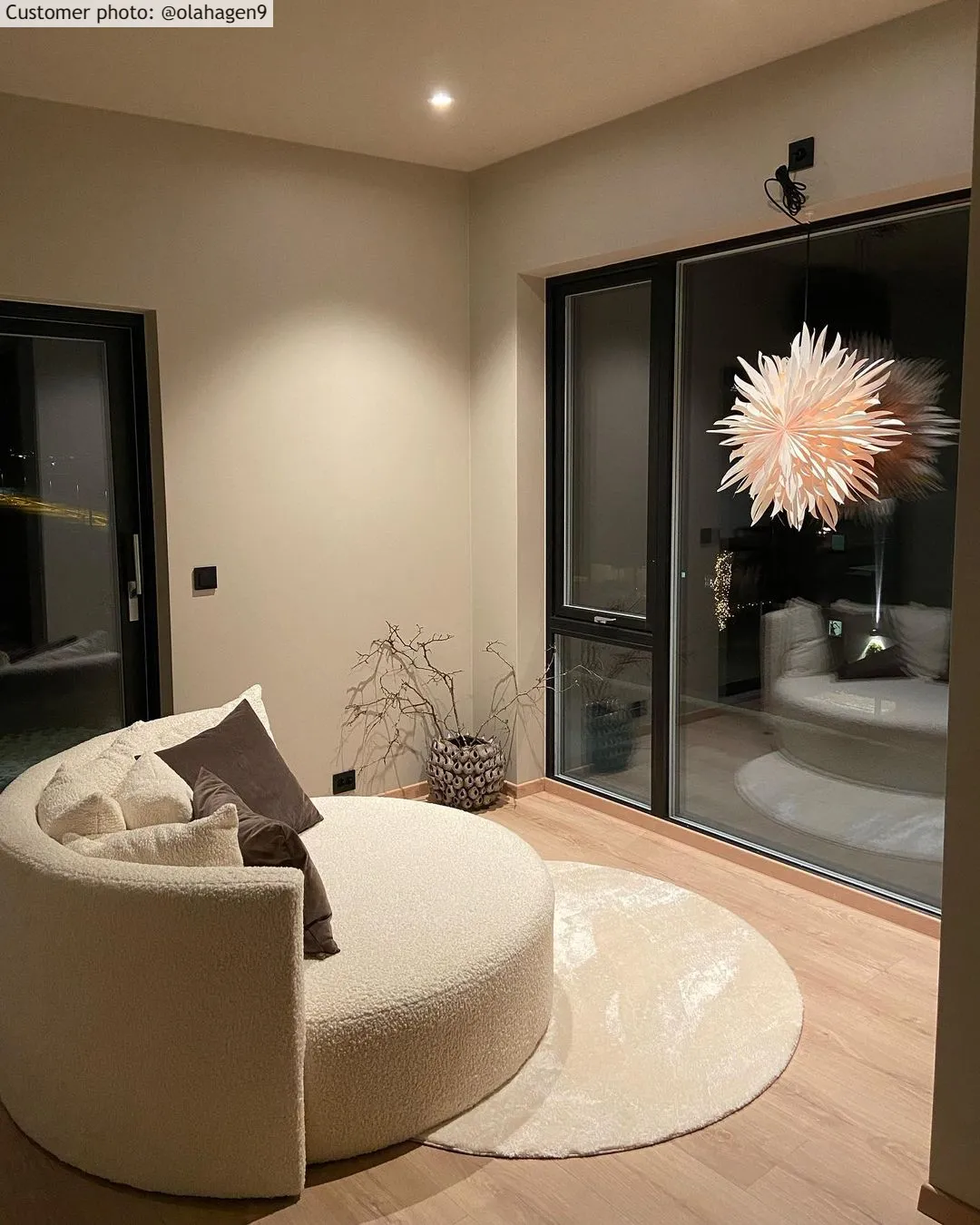 Runde tæpper - Aranga Super Soft Fur (beige)