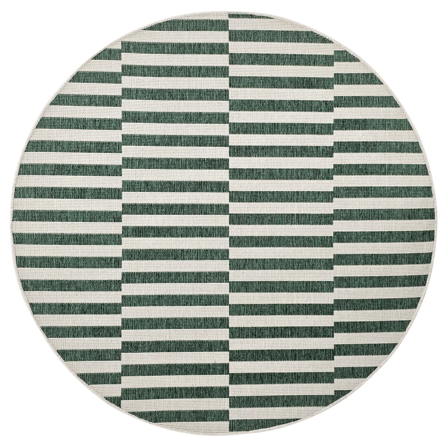 Rundt tæppe - Indoor/Outdoor Otto (grøn)