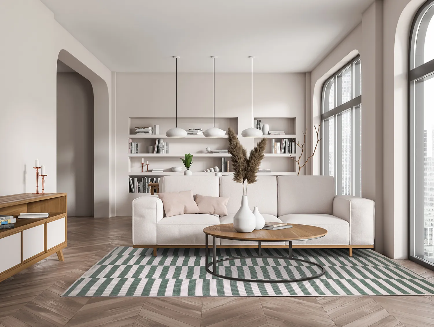 Tæpper til indendørs/udendørs brug - Otto (grøn)