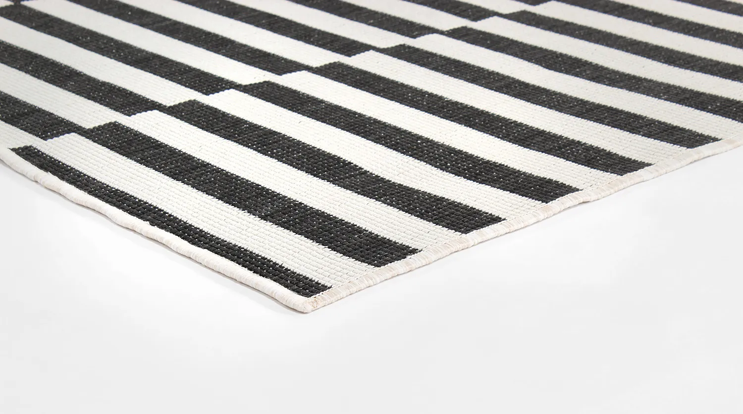 Tæpper til indendørs/udendørs brug - Otto (sort)