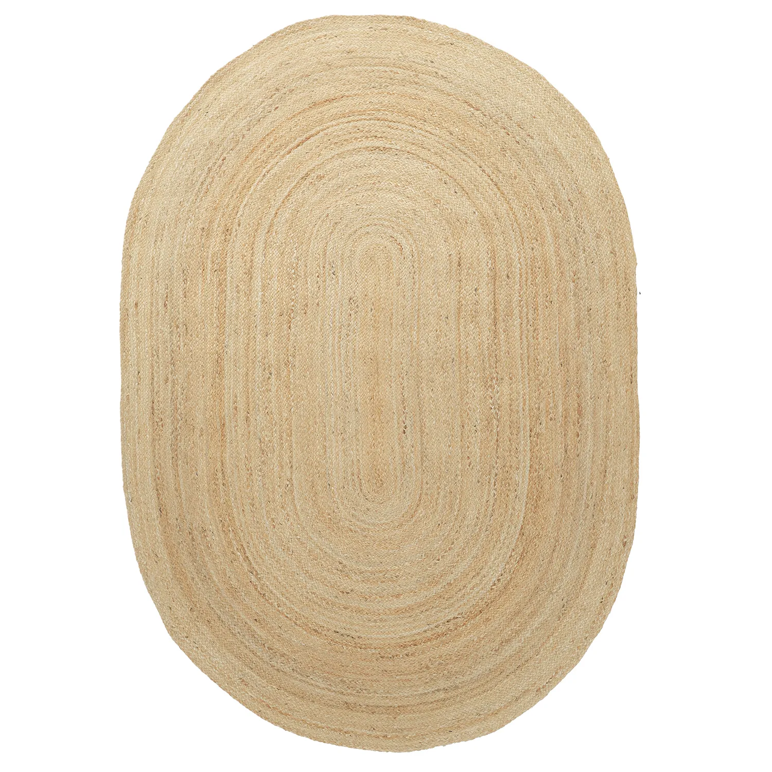 Oval jutetæppe - San Francisco (jute)