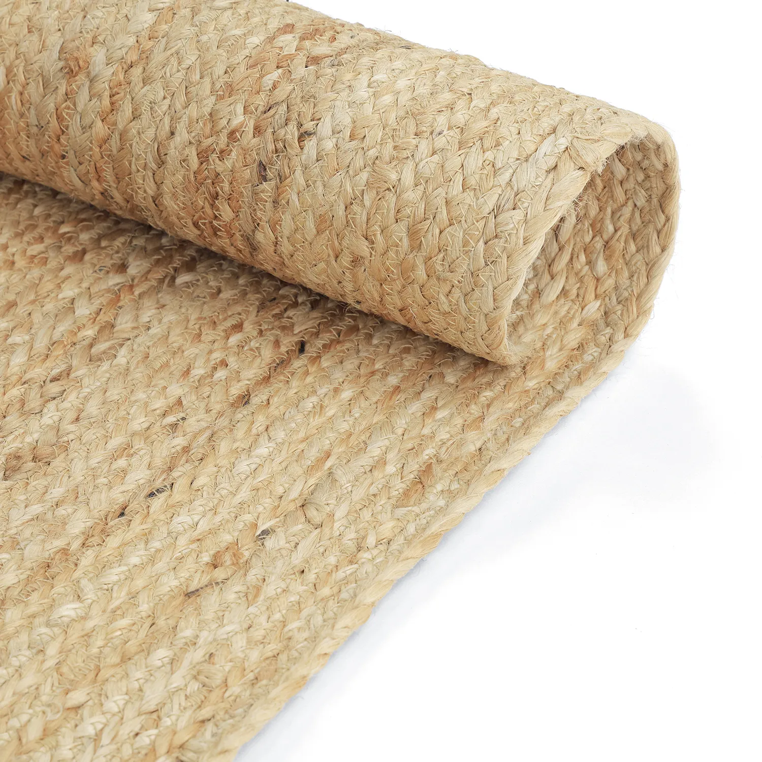 Oval jutetæppe - San Francisco (jute)