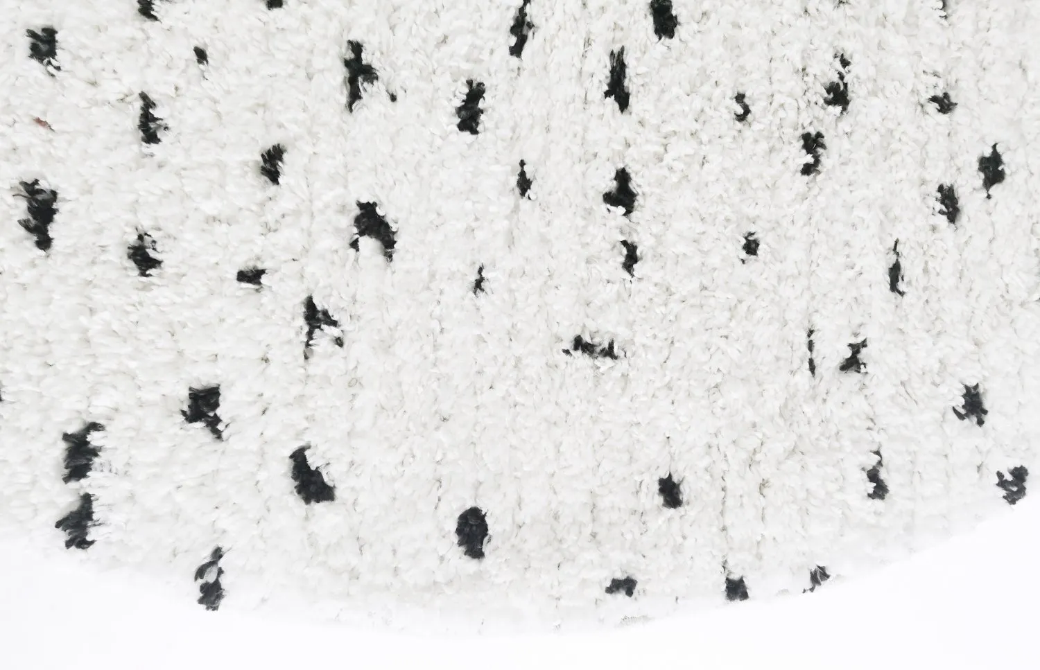 Runde tæpper - Capri (sort/beige)