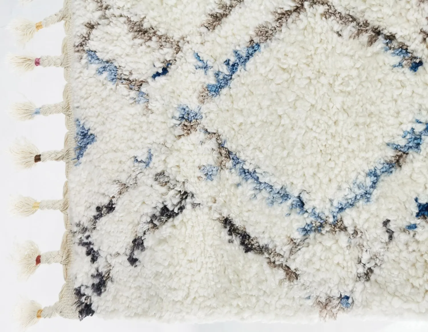 Ryatæpper - Lugo (blå/multi)