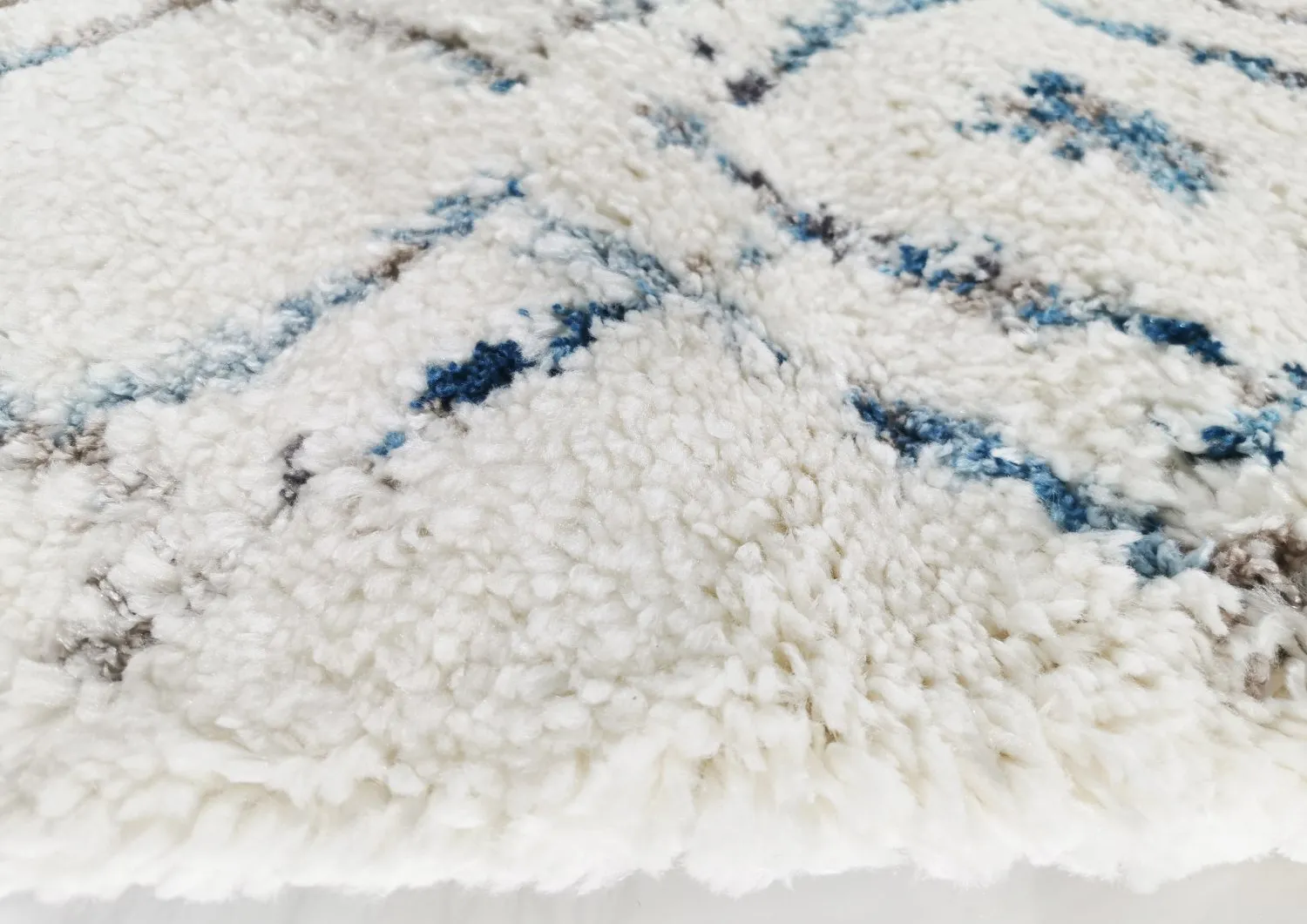 Ryatæpper - Lugo (blå/multi)