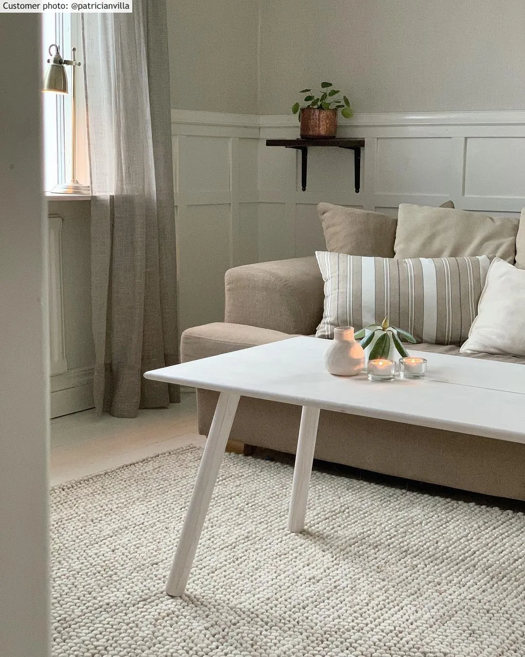 Uldtæppe - Avafors Wool Bubble (beige)