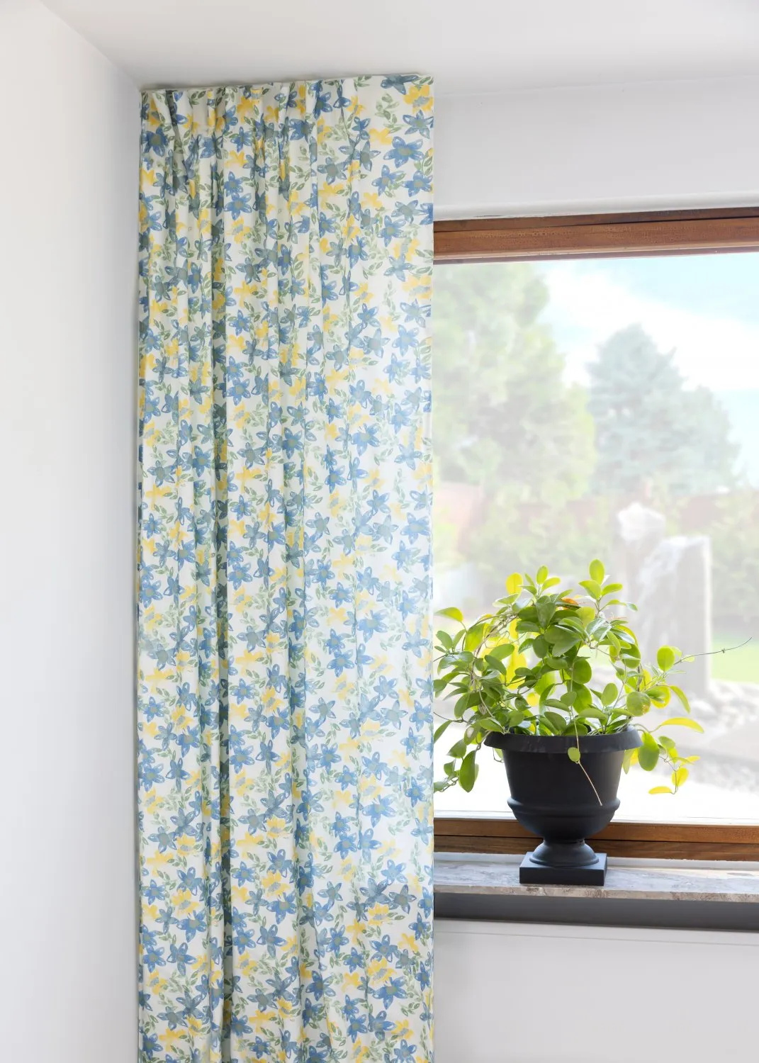 Gardiner - Bomuldsgardin Petite (blå)